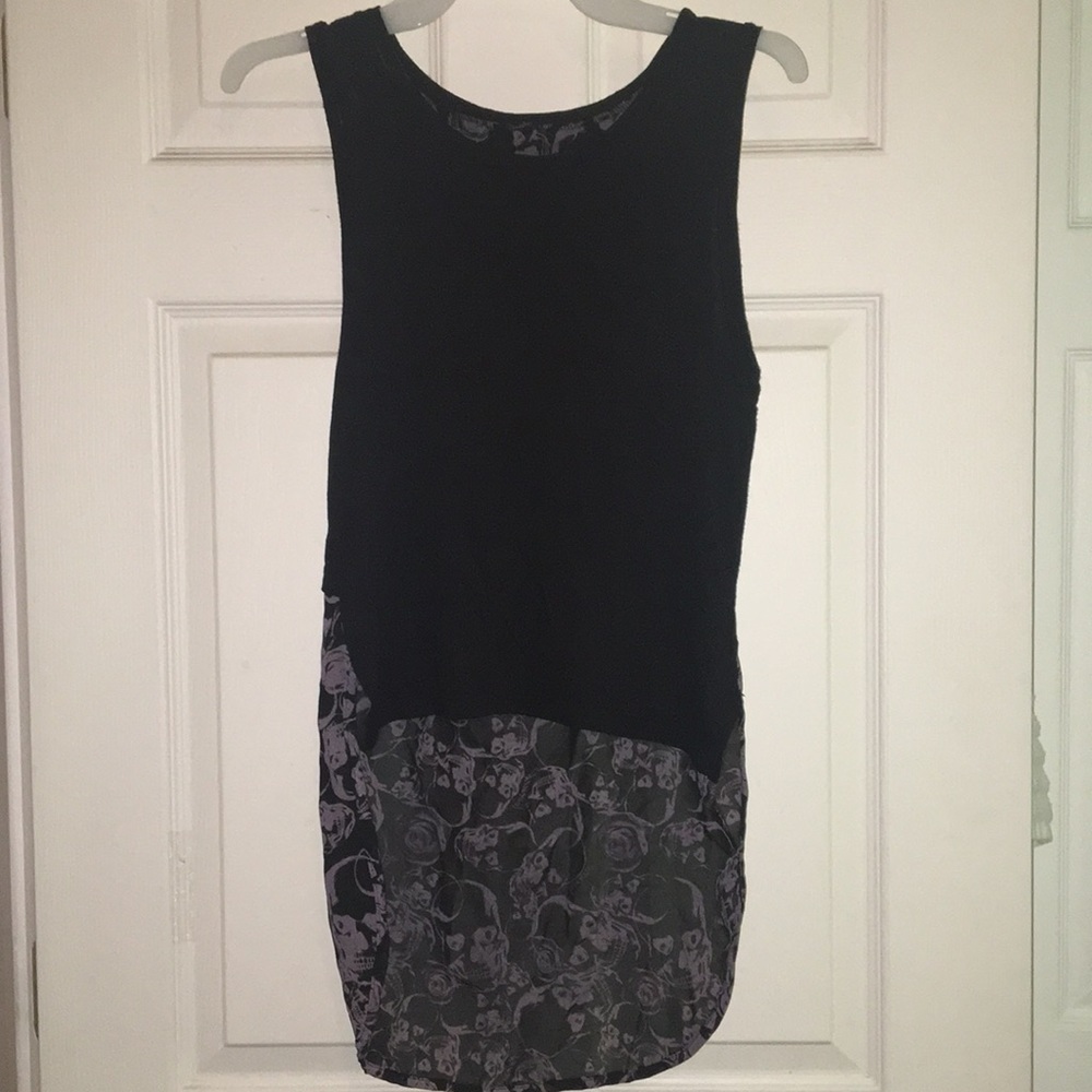 teenage runaway shirt SM black/skull